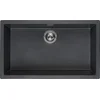 Image de Reginox Amsterdam 72 spoelbak 78x46cm Black Silvery R30882