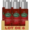 Image de BRUT Lot de 6 Homme Deodorants Total Attraction Spray Effectiveness - 200ml