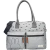 Image de Nijntje Miffy 'Chase Your Dreams' Luiertas - Inclusief Bijpassend Verschoningsmatje - Lichtgrijs - 40x28x16 cm (18 Ltr.)
