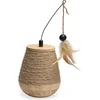 Image de Designed by Lotte Tuimel Mae - Kattenspeelgoed - Hout - 15x15x18 cm
