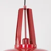 Image de Rode hanglamp Eden 7704RO E27 fitting hoogteverstelbaar met metalen en kunststof onderdelen - Mexlite binnen industrieel design