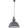 Image de Hanglamp Bikkel XXL 7834GR industrieel grijs metaal Ø52 cm Steinhauer hoogtes verstelbaar voor binnen