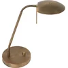 Image de Bronskleurige Tafellamp Biron 1315BR - Kantelbaar met draai dimmer - 25-46 cm hoogte - Mexlite - Glas en metaal
