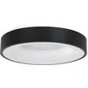 Image de Plafondlamp Ringlede 3086ZW Zwart Ø30cm - Dimbare Design Lamp van Steinhauer van Kunststof en Metaal voor Binnengebruik
