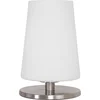 Image de Tafellamp Ancilla 3101ST Staal E27 fitting Touch on/off - Modern design van metaal en glas voor binnengebruik, geschikt voor diverse interieurstijlen - Steinhauer