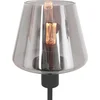 Image de Tafellamp Steinhauer Ancilla 3102ZW Zwart van glas en metaal met E14 fitting en touch on/off functie voor binnen gebruik
