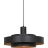 Image de Anne Lighting - hanglamp - Flinter - zwart - metaal - Ø 50cm - E27 - 3329ZW