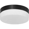 Image de Plafondlamp Ikaro 1362ZW Zwart Ø18cm - Modern, Elektronica & Glas, Steinhauer