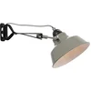 Image de Groene Wandlamp Mexlite Nove 1320G - Industrieel, Draaibaar & Kantelbaar, Materiaal: Metaal en Kunststof, Diameter 18 cm, Hoogte 14 cm, E27 Fitting met Schakelaar