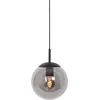 Image de Hanglamp Bollique 20cm Zwart Hoogte Instelbaar, Glas en Metaal, Steinhauer