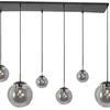 Image de Steinhauer - hanglamp - Bollique LED - zwart - glas metaal - design lamp - E27 - 3499ZW