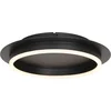 Image de Plafonnieres Ringlux 3655ZW zwarte plafondlamp Ø32 cm met warm LED licht, metaal en kunststof, trendy design, merk Steinhauer