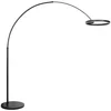 Image de Steinhauer - vloerlamp - Ringlux - zwart - metaal - booglamp - LED - 4130ZW