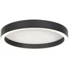 Image de Zwarte plafondlamp Ringlux 4134ZW Ø30CM 2500 Lumen - Modern, kunststof/metaal, geschikt voor binnen - Steinhauer