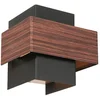 Image de Steinhauer - wandlamp - Muro - hout zwart - metaal - G9 - 3367E