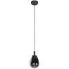Image de Glimsy 4200ZW Hanglamp - Zwart Glas Ø14,5 cm - Hoogte instelbaar - Steinhauer - Trendy Design