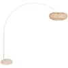 Image de Vloerlamp Steinhauer Sparkled Light 4319CR   Trendy creme kleur, bamboe & metaal, hoogte verstelbaar tot 240 cm, kantelbare E27 fitting, ideale sfeerverlichting voor binnen.