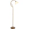 Image de Anthea 4330BR klassieke vloerlamp brons met marmerlook glas hoogte 140 cm Steinhauer