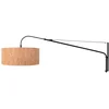 Image de Elegant Classy 4336ZW wandlamp - zwart met kurken kap Ø50 cm - Draaibaar, kantelbaar en uitschuifbaar - Steinhauer