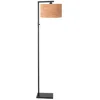 Image de Vloerlampen 2997ZW + K7396FS van Stang in eigentijds design van kurk en metaal, zwart, geschikt voor binnen gebruik