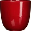 Image de Mica Decorations Plantenpot - donkerrood - glans - keramiek - D31 x H28,5 cm - bloempot