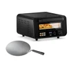 Image de Princess 112780 Pizza Oven Pro Max - Tot 400°C - 2100W - 15 Liter - Pinsa Oven - Elektrische Pizzaoven 30cm - Tafelmodel - Inclusief Natuurstenen Pizzasteen- Digitale bediening - Zwart