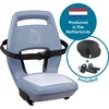 Image de Qibbel Junior 6+ Fietsstoeltje Achter Bagagedrager bevestiging - QuickConnect - Fietszitje   Ocean Blue - inclusief voetbeschermingsplaten en voetsteunen