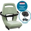 Image de Qibbel Junior 6+ Fietsstoeltje Achter Bagagedrager bevestiging - QuickConnect - Fietszitje   Sage Green - inclusief voetbeschermingsplaten en voetsteunen