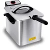 Image de Inventum GF645F Frituurpan - 4L - Max 190 °C - Koude zone - 3000W - Tot 4 personen - Zwart/RVS