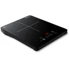Image de Inventum KI120T inductie kookplaat 1 kookzone - 1-fase plug en play - Timer - Kinderslot - 10 standen - Pan 15/20 cm - Vrijstaand - Zwart