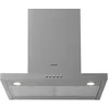 Image de Inventum AKB6005RVS platte wandschouw afzuigkap 60 cm - Afzuigcapaciteit 630 m3/h - Geschikt voor open keuken - 3 standen - Ledspots - Luchtafvoer en recirculatie - RVS