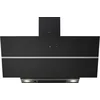 Image de Inventum AKD9015GTZ schuine wandschouw afzuigkap 90 cm - Afzuigcapaciteit 660 m3/h - Geschikt voor open keuken - 4 standen - Timer - Display met tiptoetsen - Automatisch uitschakelen - Ledspots - Energielabel A++ - Luchtafvoer en recirculatie - Zwart
