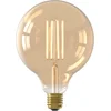 Image de Calex Filament LED Lamp - G125 Vintage Lichtbron - E27 - Goud - Warm Wit Licht - Dimbaar