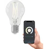 Image de Calex Slimme Lamp - Wifi LED Filament Verlichting - E27 - Smart Lichtbron Helder - Dimbaar - Warm Wit licht - 7W