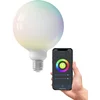 Image de Calex Slimme Lamp - Wifi LED Verlichting - E27 Globe 12,5cm Lichtbron - Dimbaar - RGB en Warm Wit licht - 5,5W