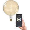 Image de Calex Slimme LED Lamp XXL - 20cm - E27 - Smart Lichtbron - Goud - Dimbaar - Warm Wit licht - 5W