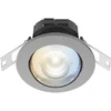 Image de Calex Slimme Inbouwspot - Smart LED Downlight Dimbaar - Kantelbaar - Warm Wit Licht - Grijs