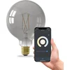 Image de Calex Smart LED Lamp - Wifi Filament Verlichting - Globe 12,5cm - E27 - Slimme Bulb - Dimbaar - 7W