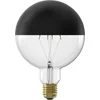 Image de Calex G125 Kopspiegel Zwart - E27 LED Lamp - Filament Lichtbron Dimbaar - 4W - Warm Wit Licht
