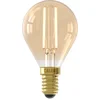 Image de Calex Filament LED Lamp - E14 - P45 Lichtbron Goud - 3.5W - Dimbaar