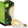 Image de Calex Smart Outdoor Smart LED Lamp - E27 - Slimme ST64 Bluetooth Mesh Bulb - RGB en Warm Wit Licht - Goud - 7W