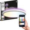 Image de Calex Halo Slimme Plafonnière - Smart Plafondlamp 30cm - RGB en Warm Wit Licht - Wit