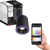 Image de Calex Halo Slimme Opbouwspot - Smart Downlight - RGB en Warm Wit Licht - Zwart