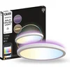 Image de Calex Halo Slimme Plafonnière - Smart Plafondlamp 40cm - RGB en Warm Wit Licht - Wit