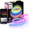 Image de Calex Smart Neon Tube 360° - 3M Lichtstrip, RGBIC & Warm Wit, 16 Miljoen Kleuren, IP44, Binnen/Buiten, App Bedienbaar, Schemafunctie, Spraakbesturing - LED Strip, Neon Lichtsnoer, Smart Verlichting