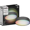 Image de Calex Slimme Plafondlamp - Smart Plafonnière 30cm - RGB en Warm Wit - Zwart
