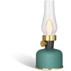 Image de Calex Lavinio Oplaadbare Tafellamp - Draadloos - LED Olielamp - Camping Lamp - Binnen en Buiten - Warm Wit Licht - Dimbaar - Groen