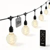 Image de Calex Vista Lichtsnoer 10 meter XL - LED Lichtslinger 8 lampen - Grote Bulbs - Warm Wit Licht - Tuinverlichting - Sfeerverlichting