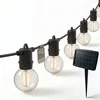 Image de Calex Vista Solar Lichtsnoer voor buiten 20 meter - LED Lichtslinger met 30 lampjes - Warm Wit Licht - Zonne-energie Tuinverlichting - Sfeerverlichting voor de kerstdagen