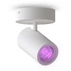 Image de Calex Smart Plafondlamp - 1-Lichts - Slimme Opbouwspot - Rond - Wit